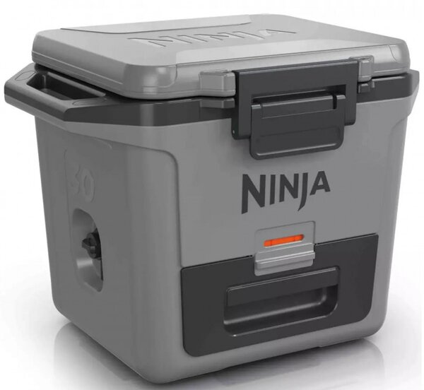 Хладилна кутия Ninja FrostVault FB131EUGY, 28 л, Пасивна, 48 кена, Поддържа лед до 5 дни, Сухо отделение, Сив