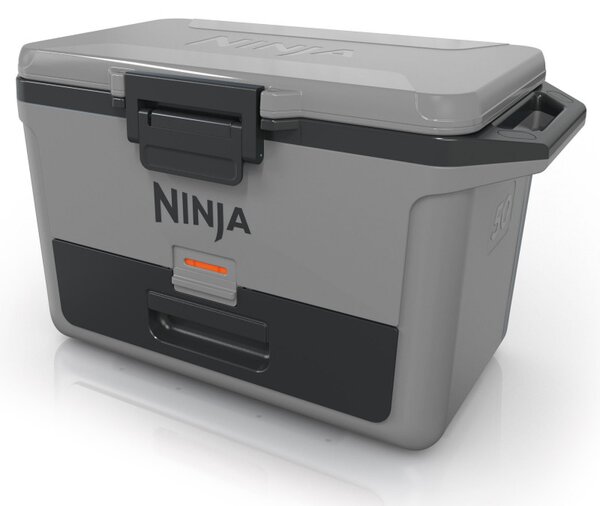 Хладилна кутия Ninja FrostVault FB151EUGY, 47 л, Пасивна, 80 кена, Поддържа лед до 6 дни, Сухо отделение, Сив