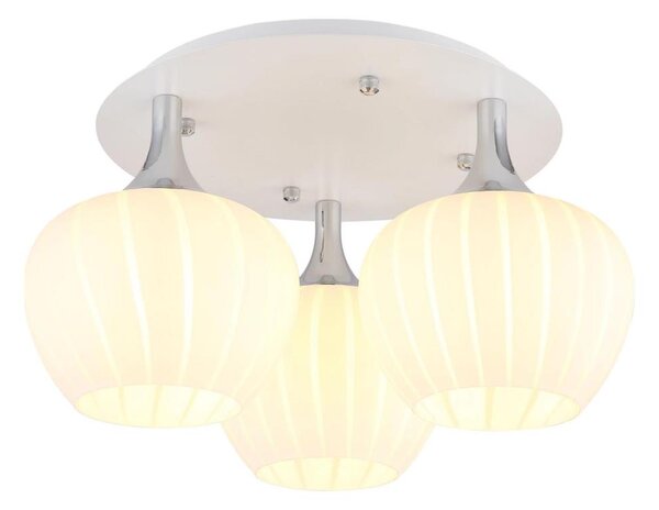 Globo 15548-3DW - Полилей за повърхностен монтаж MAXY 3xE27/40W/230V бял