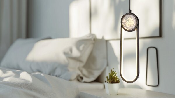 LED Пендел LACRIMA LED/15W/230V 3000K черен