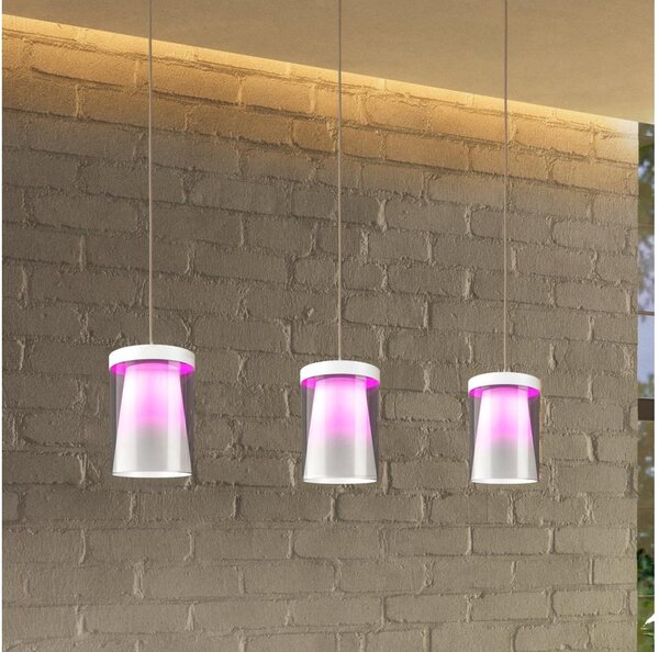 Eglo 901122-LED RGBW Димируем пендел CHIUSELLO-Z 3xLED/3,7W/230V бял