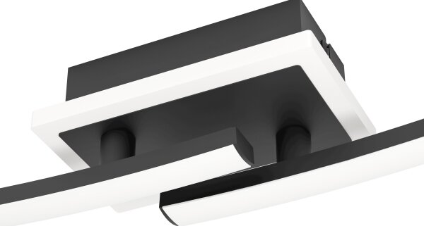 Eglo 901217 - LED Плафониера LUNGOLAGO LED/12W/230V 4000K черен