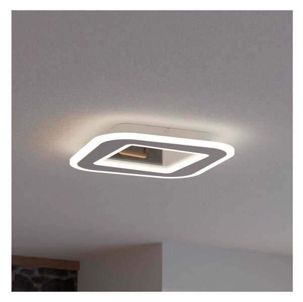 Eglo 901234 - LED Димируем плафон MACCHIONI LED/20W/230V бял + д.у