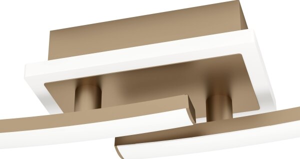 Eglo 901219 - LED Плафониера LUNGOLAGO LED/12W/230V 4000K меден