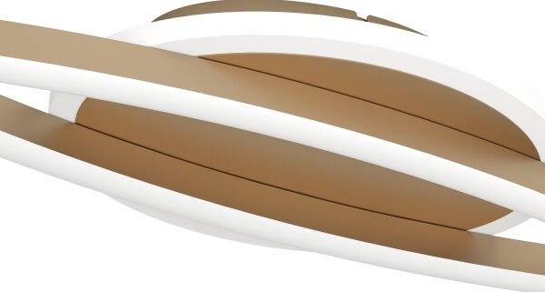 Eglo 901221 - LED Плафониера LUNGOLAGO LED/12W/230V 4000K меден
