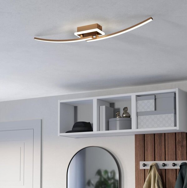 Eglo 901219 - LED Плафониера LUNGOLAGO LED/12W/230V 4000K меден