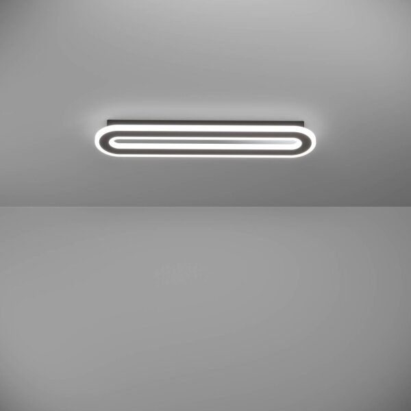 Eglo 901243 - LED Димируем плафон MACCHIONI LED/20W/230V черен + д.у
