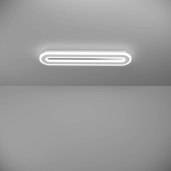 Eglo 901236 - LED Димируем плафон MACCHIONI LED/20W/230V бял + д.у