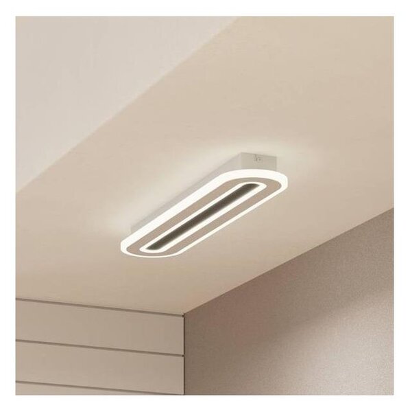 Eglo 901236 - LED Димируем плафон MACCHIONI LED/20W/230V бял + д.у