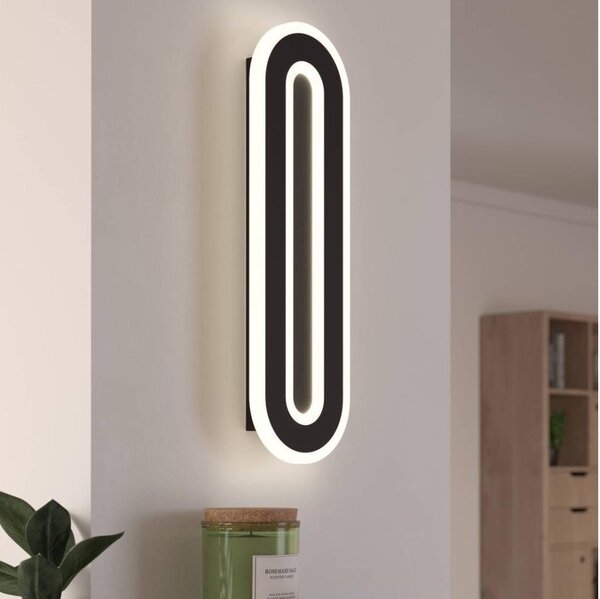 Eglo 901242 - LED аплик MACCHIONI LED/12W/230V 4000K черен