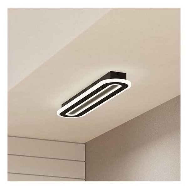 Eglo 901243 - LED Димируем плафон MACCHIONI LED/20W/230V черен + д.у