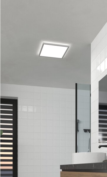Eglo 901451-LED Плафон за баня ROVITO 17,6W/230V 39x39 см IP44 бял