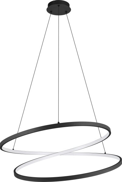 Eglo 901138 - LED Пендел RUOTALE LED/42W/230V 3000K черен
