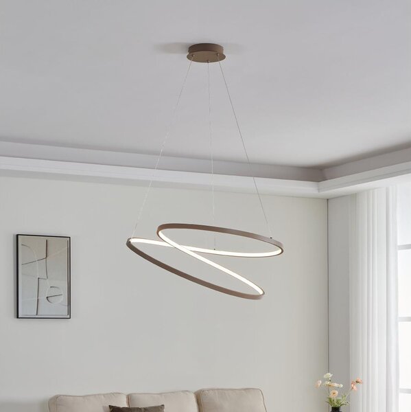 Eglo 901141 - LED Пендел RUOTALE LED/42W/230V 3000K бежов