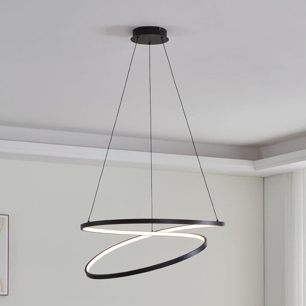 Eglo 901138 - LED Пендел RUOTALE LED/42W/230V 3000K черен