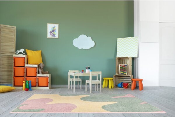 Детски килим 80x150 cm Hugsy Mint – FD
