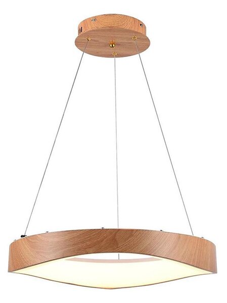 LED Пендел LED/25W/230V 3000K ø 50 см кафяв