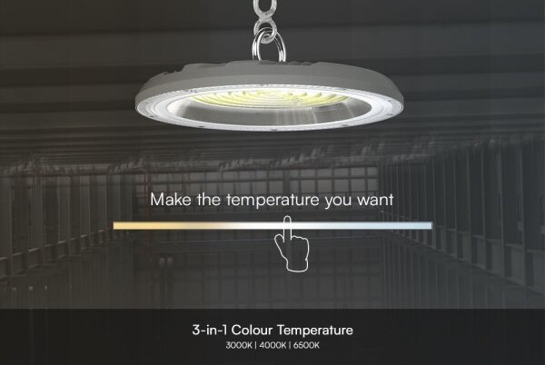 LED Индустриална лампа High Bay LED/150W/230V 3000/4000/6500K IP65 ø 27,7 см
