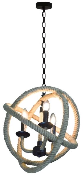 LED Пендел ROPE GLOBO 3xE14/4,3W/230V