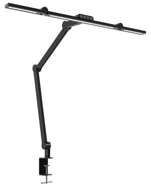 LED регулируема настолна лампа с докосване 24W 230V 3000-6500K CRI 92 черна