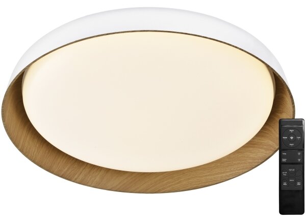 Top Light-LED Димируем плафон SATELLITE LED/36W/230V 3000-6500K бял + д.у