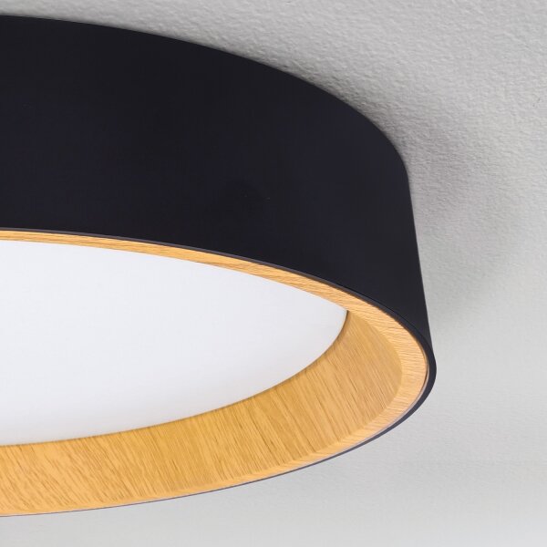 Brilagi-LED Димируема лампа LARIOS LED/60W/230V 3000-6500K ø 49 см черен + д.у