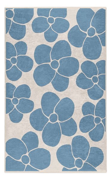 Син килим подходящ за пране 60x100 cm Blue Meadow – Mila Home