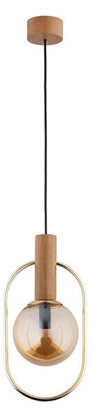 Пендел MUFI 1xE14/10W/230V златист/бежов