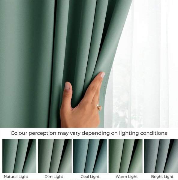 Dimout перде в цвят мента 140x175 cm Kierra – Restilo