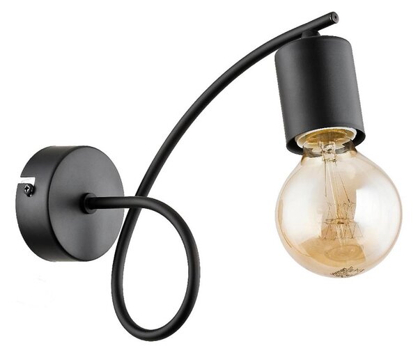 Аплик TANGO 1xE27/15W/230V черен