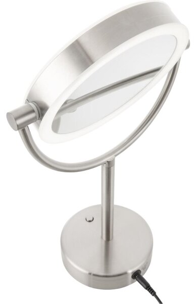 Sencor - Козметично огледало с LED осветление LED/5W/230V неръждаема стомана