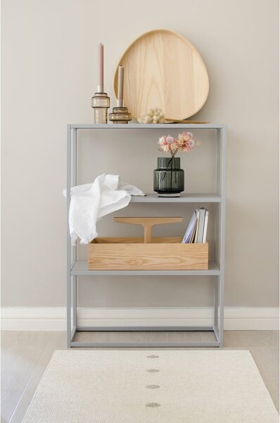 Бежов и кремав килим за открито и закрито 70x140 cm Peg Linen Vanilla – Pappelina