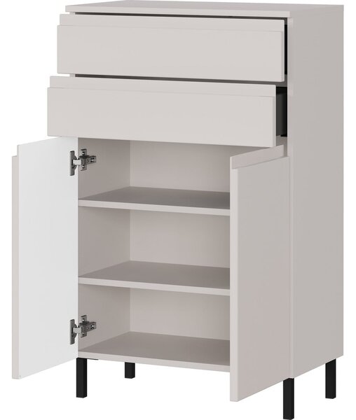 Кремав висок шкаф за баня 60x97 cm Salinas – Germania