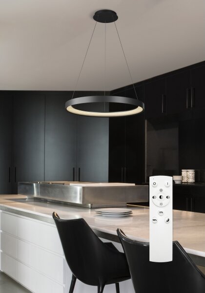 Top Light-LED Димируем пендел ORBIT LED/40W/230V 3000-6500K Ø 50 см бял + д.у