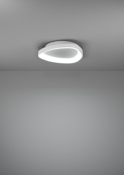 Eglo 901583 - LED Димируем плафон LORETELLO LED/12W/230V бял + д.у