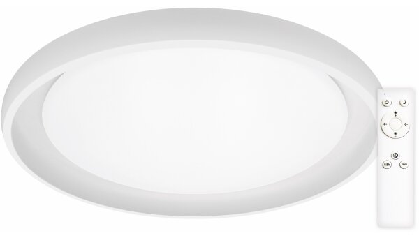 Top Light - LED Димируем плафон SALERNO LED/60W/230V 3000-6500K бял + д.у