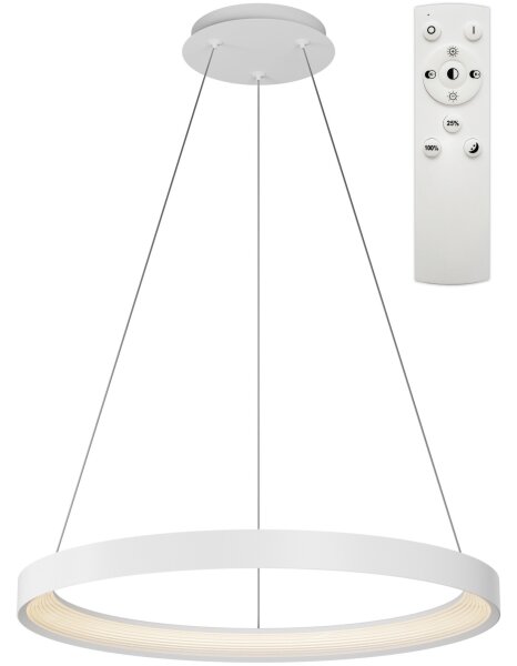 Top Light LED полилей ORBIT LED/40W/230V 3000-6500K пр. 50 см бял+DO