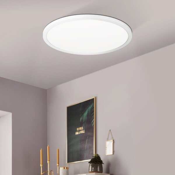 Eglo 900086 - LED RGBW Димируем плафон ROVITO-Z LED/14,6W/230V бял