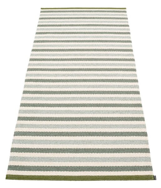 Зелена и кремава пътека за открито и закрито 85x200 cm Teo Sage – Pappelina