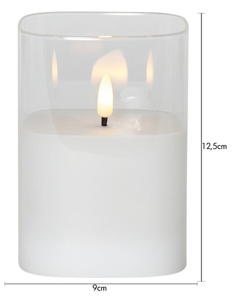LED свещ на батерии (височина 12,5 cm) Flamme – Star Trading