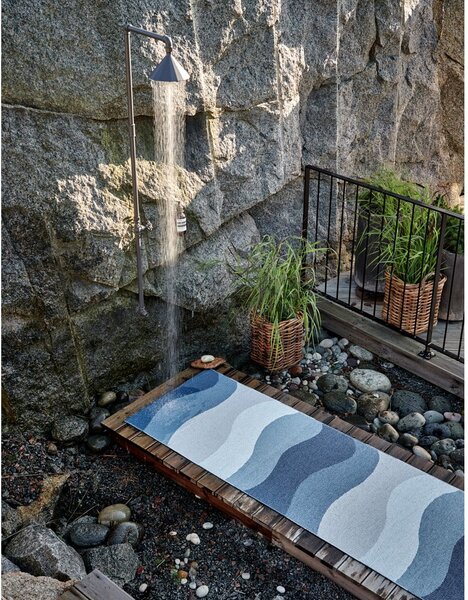 Син килим за открито и закрито 70x100 cm Urvi Water – Pappelina
