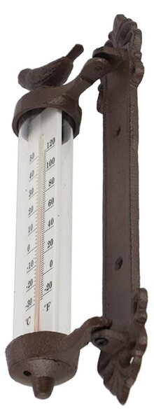 Чугунен стенен термометър Dekor Bird, височина 27,3 cm - Esschert Design