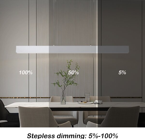 BRILAGI - LED Димируем Полилей SLEEKLINE SMART LED/40W/230V Wi-Fi Tuya Бял+ДУ