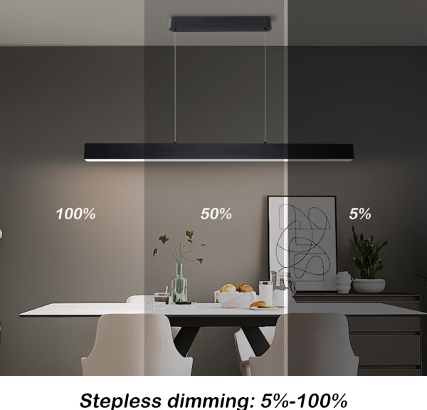 BRILAGI - LED регулируем полилей SLEEKLINE SMART LED/40W/230V Wi-Fi черен+DO