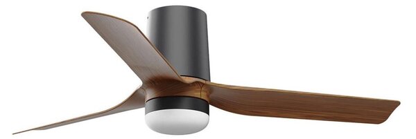 FARO 33835WT-1TW-LED Димируем вентилатор MINIPUNTTUB S 10W/230V кафяв/черен Ø 90 см WT + д.у