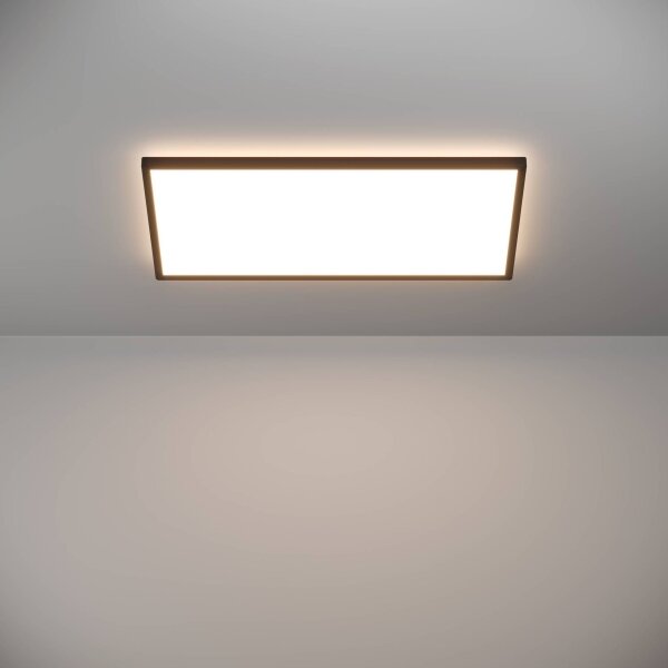 Eglo 901445-LED Плафон за баня ROVITO 17,2W/230V 30x57 см IP44 черен