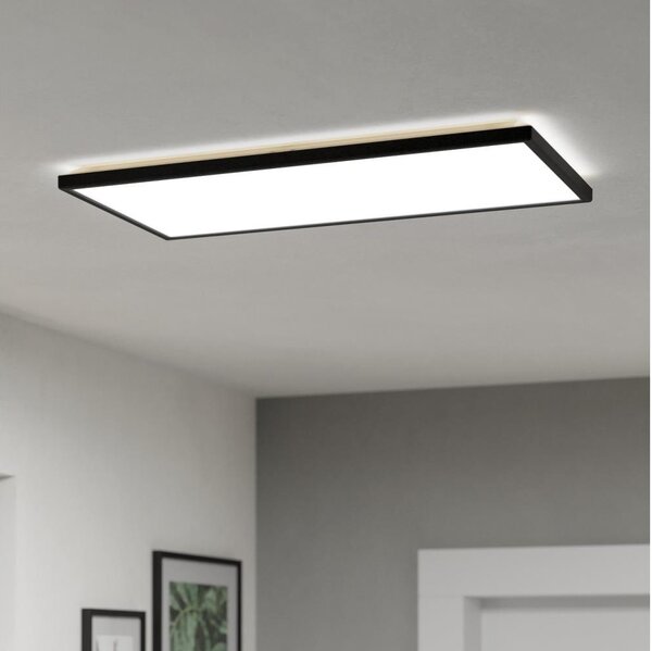 Eglo 901445-LED Плафон за баня ROVITO 17,2W/230V 30x57 см IP44 черен