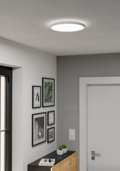 Eglo 901446 -LED Плафон за баня ROVITO 13,9W/230V Ø 30 см IP44 бял