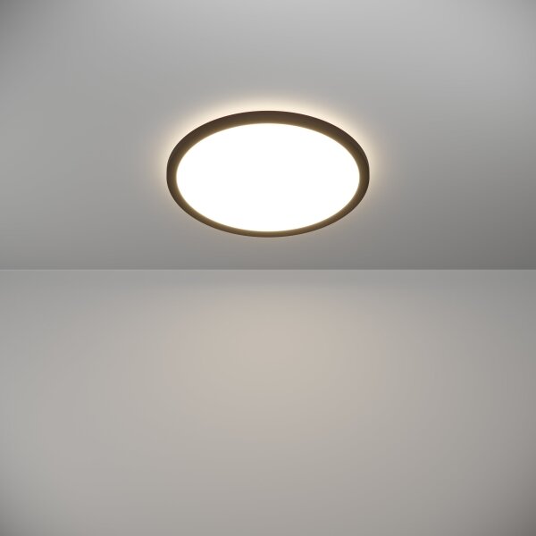 Eglo 901439 - LED Лампа за баня ROVITO 18,5W/230V Ø 38,9 см IP44 черен