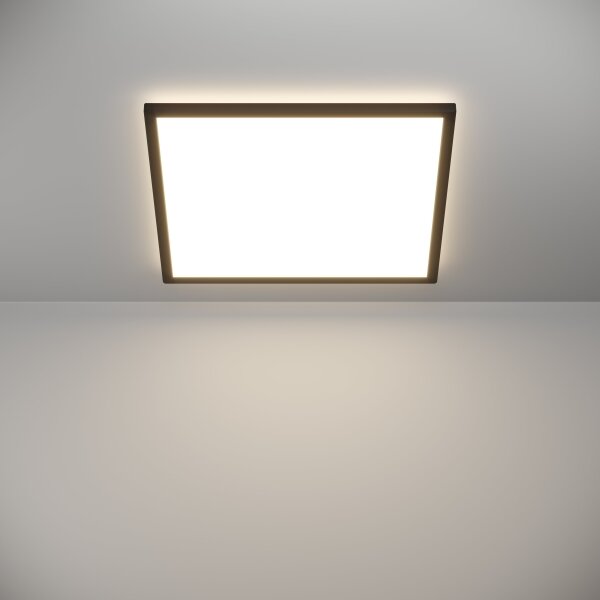 Eglo 901444- LED Плафон за баня ROVITO 17W/230V 50x50 см IP44 черен